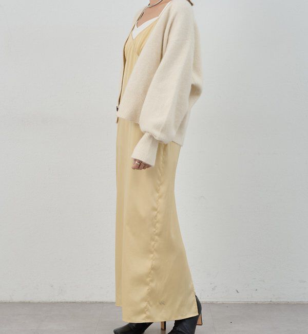  「サテンキャミワンピース」|ワンピース|