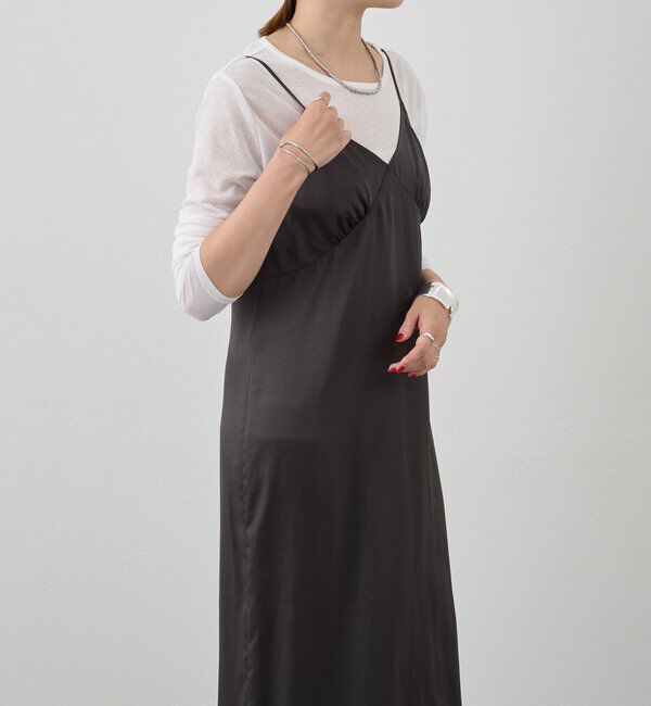  「サテンキャミワンピース」|ワンピース|