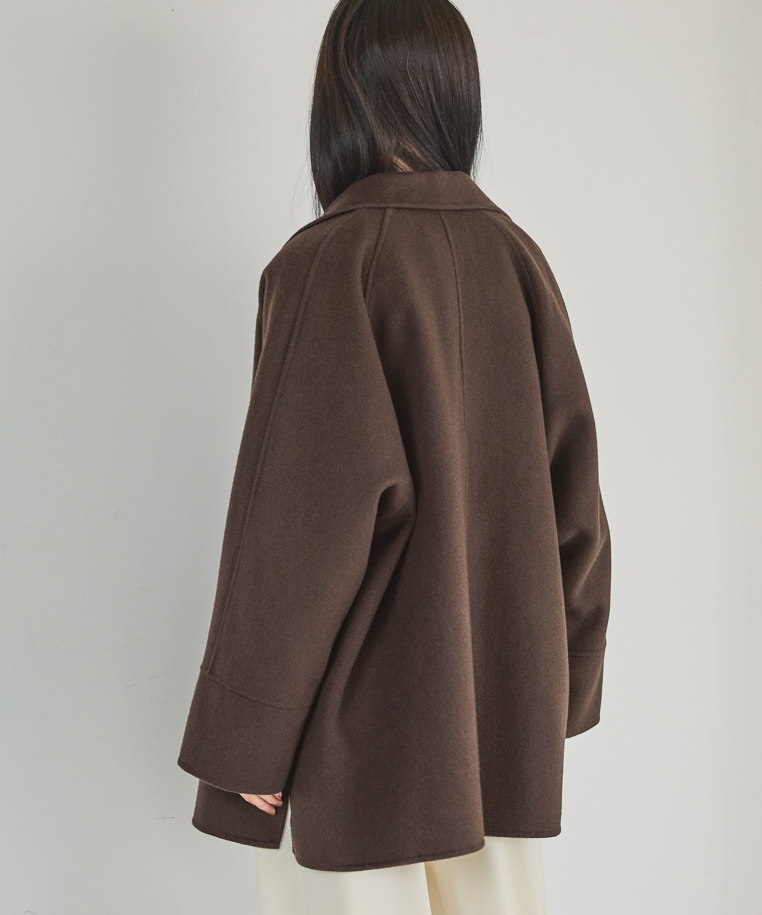 A part by 「【WEB限定】カシープミドルジャケットコート」|ピーコート|