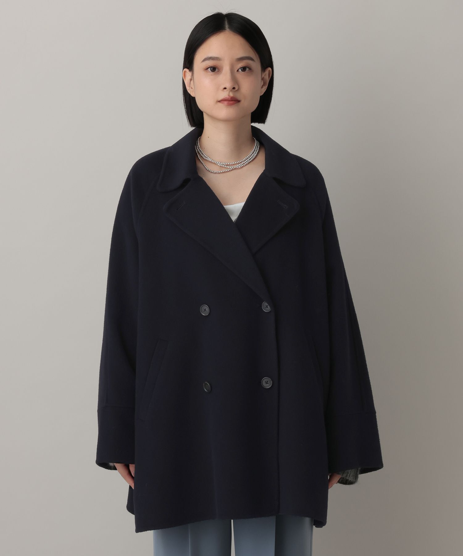 A part by 「【WEB限定】カシープミドルジャケットコート」|ピーコート|