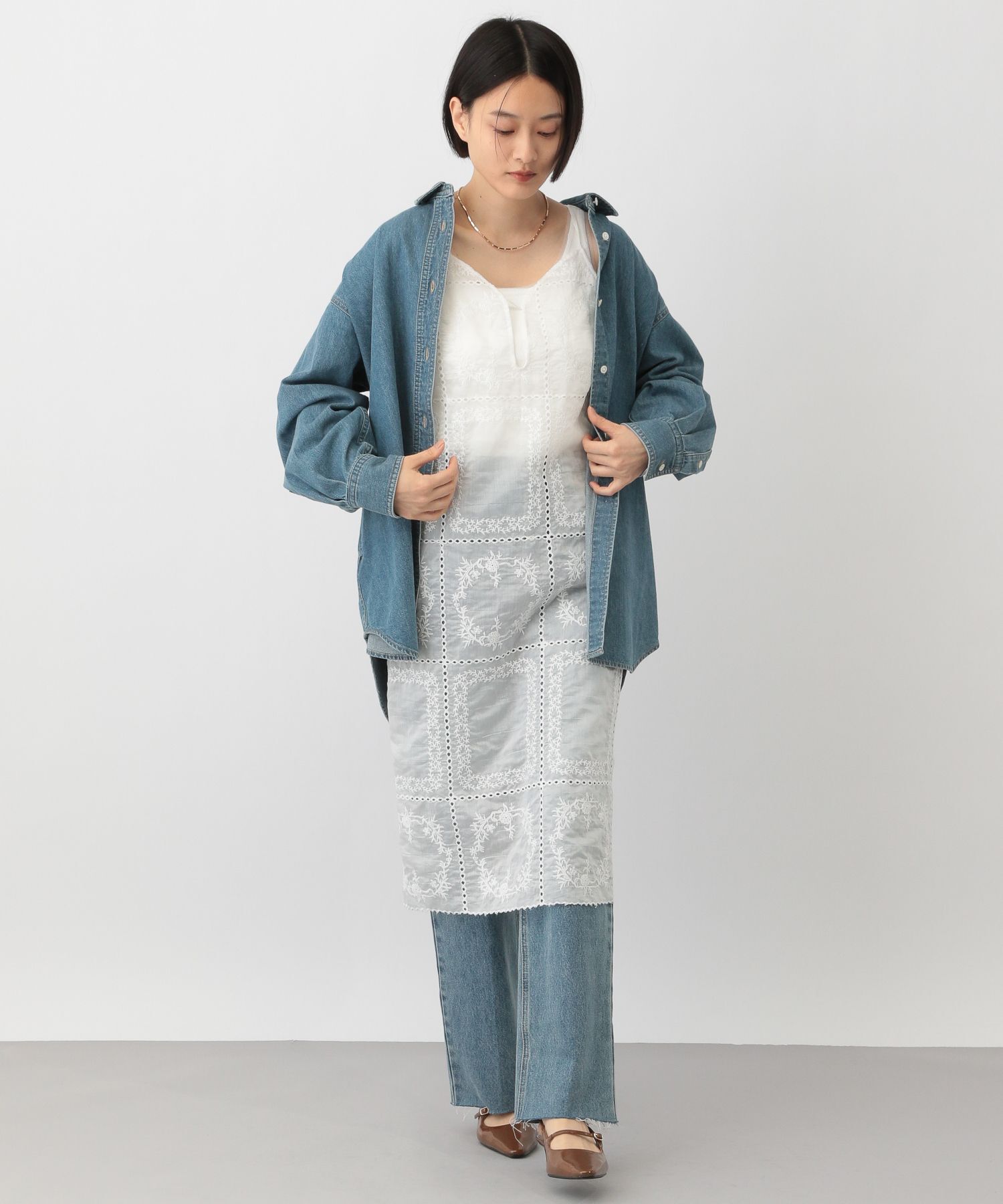 A part by 「エンブロイダリーキャミワンピース」|ワンピース|