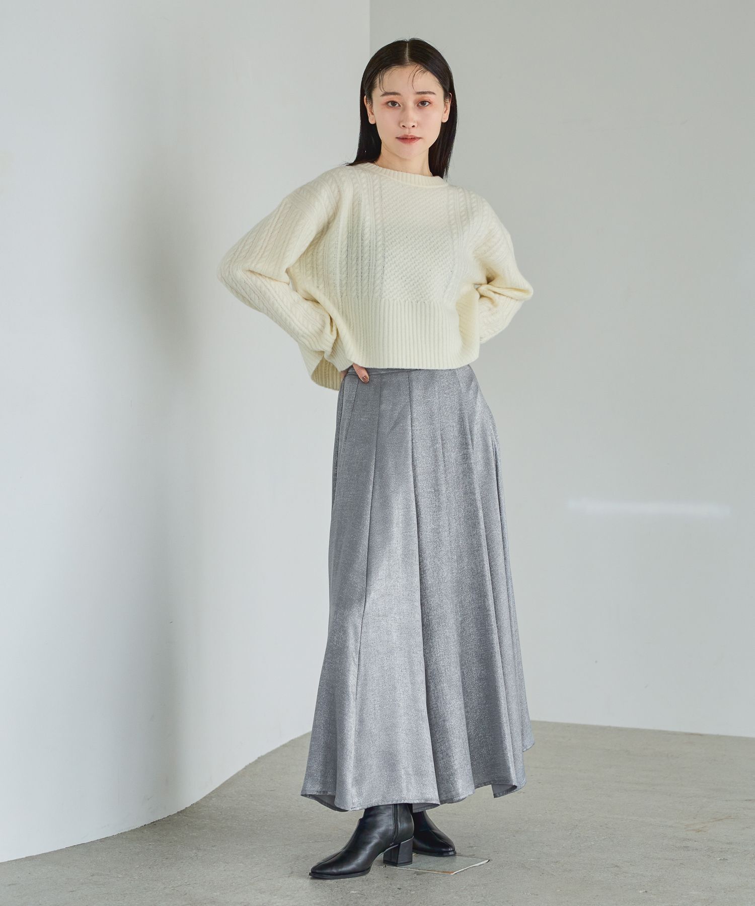 A part by 「ケーブルニットプルオーバー」|ニット・セーター|