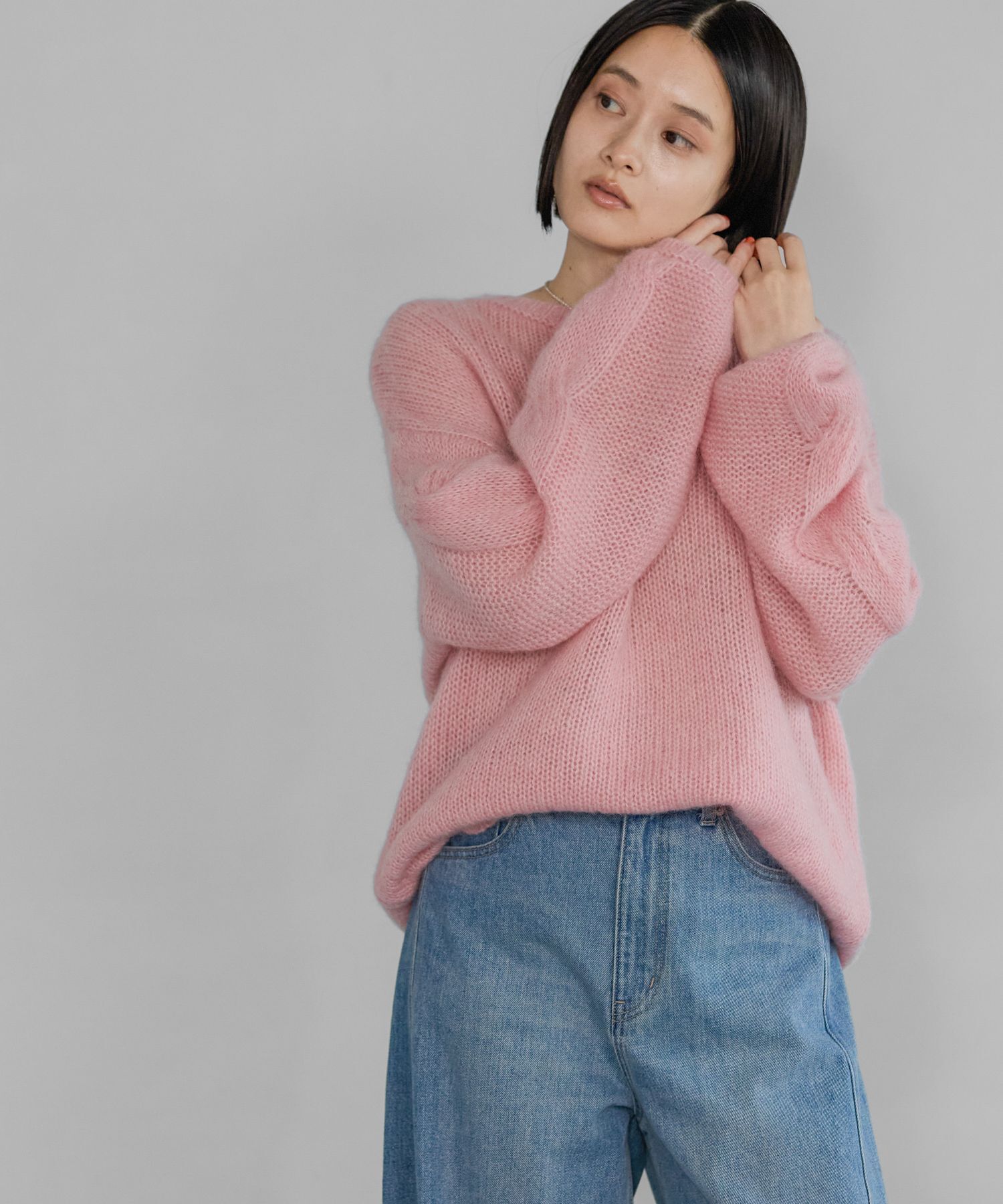 A part by 「モヘアケーブルニットプルオーバー」|ニット・セーター|