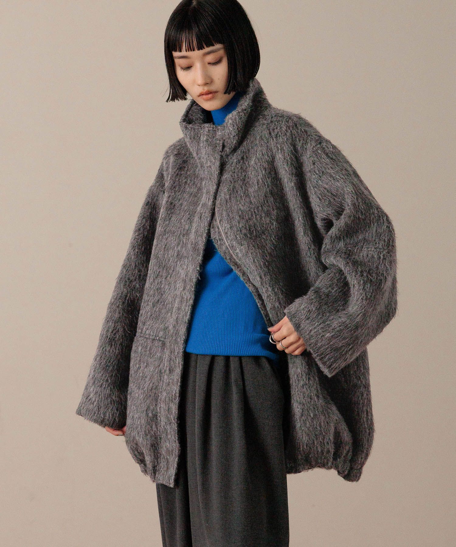 LOWRYS FARM「１２ＧカラーニットタートルＬＳ」|ニット・セーター|