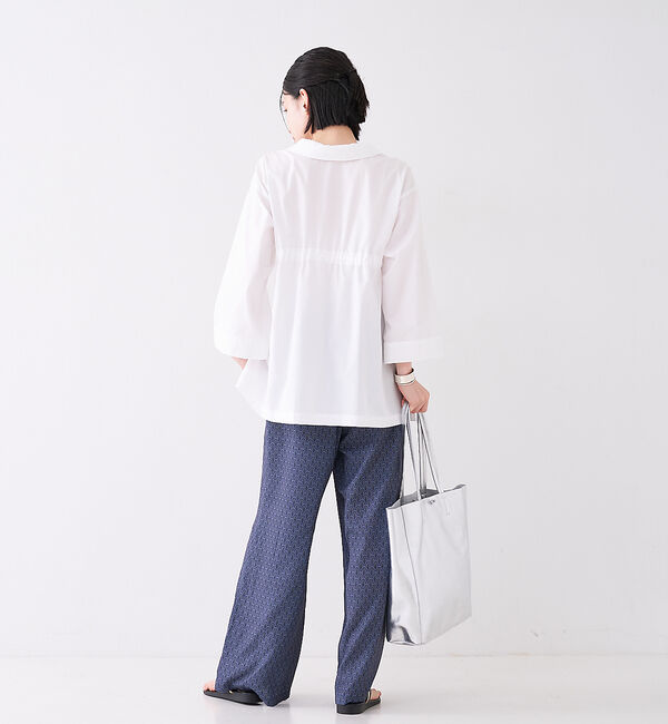 collex「＜手洗い可＞バックギャザーブラウス」|シャツ・ブラウス|