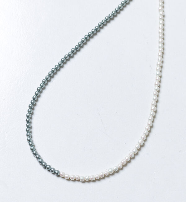 collex「【Ljud/ユード】配色ガラスバロックパールネックレス」|ネックレス|