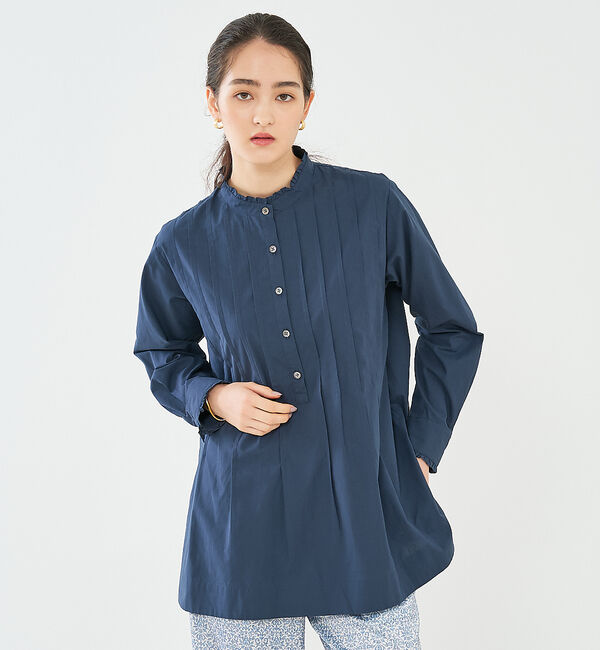 collex「タックフリルブラウス」|シャツ・ブラウス|