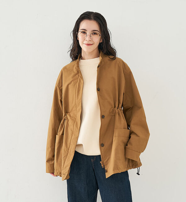 collex「ギャザージップアップブルゾン」|ブルゾン・スタジャン|