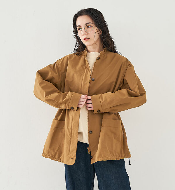 collex「ギャザージップアップブルゾン」|ブルゾン・スタジャン|