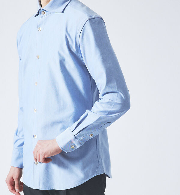 ABAHOUSE「【FLEX SHIRTS】36ゲージ コットン モクロディ シャツ」|シャツ・ブラウス|