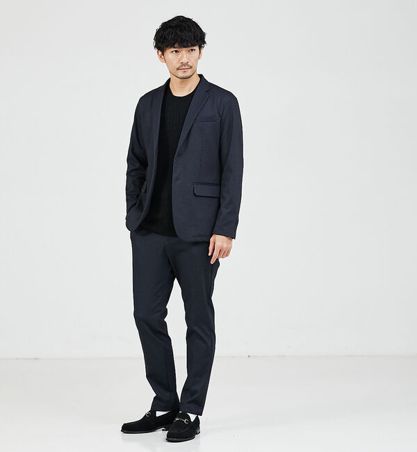 ABAHOUSE「【セットアップ対応】ポンチ イージー スラックス パンツ」|スラックス|