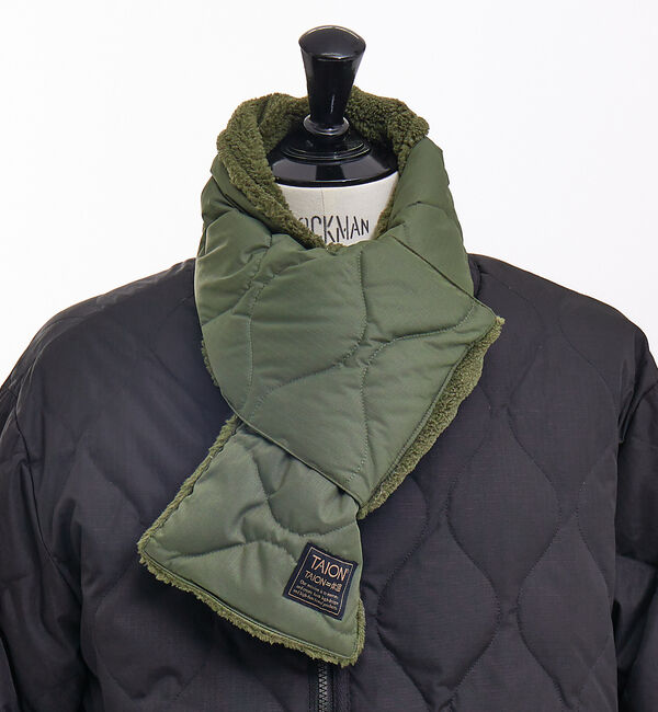 ABAHOUSE「【TAION /タイオン】MILITARY REVERSIBLE　SCARF/ミ」|マフラー|
