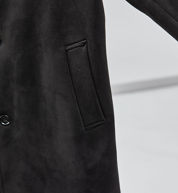 ABAHOUSE「【ネオスエード】裏フリース ステンカラーコート / バルマカーンコート」|ステンカラーコート|