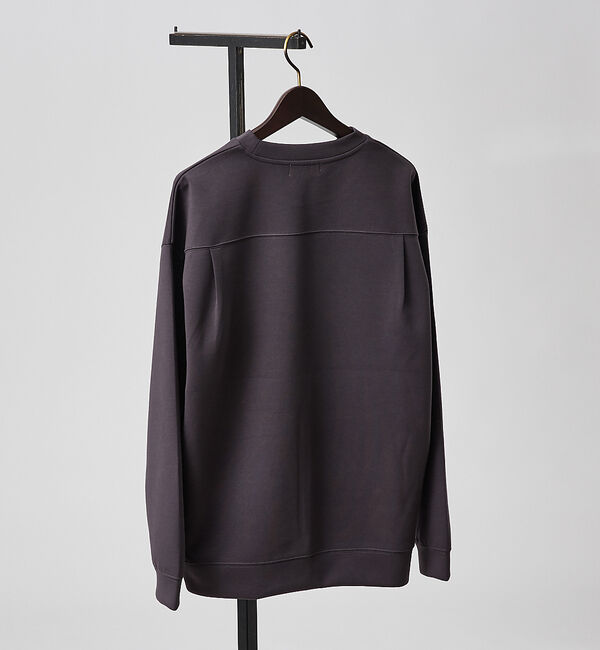 ABAHOUSE「【シャツディテール】ダンボール スウェット / オーバーサイズ」|スウェット・ジャージ|