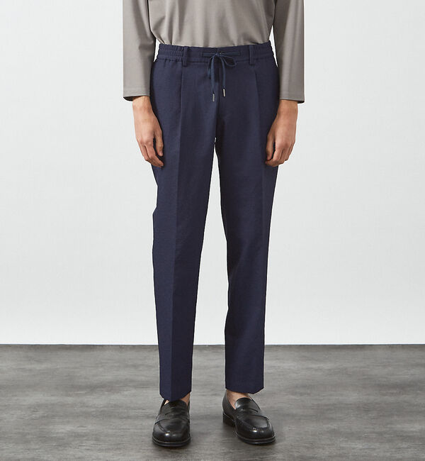 ABAHOUSE「【セットアップ対応】Air Dry イージースラックス / 軽量 ストレッチ 手」|スラックス|