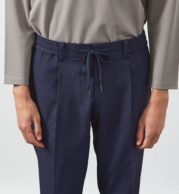 ABAHOUSE「【セットアップ対応】Air Dry イージースラックス / 軽量 ストレッチ 手」|スラックス|