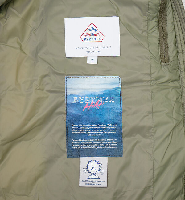 ABAHOUSE「【PYRENEX / ピレネックス】HMY026/ARIAL HOODED/アリ」|ダウン|