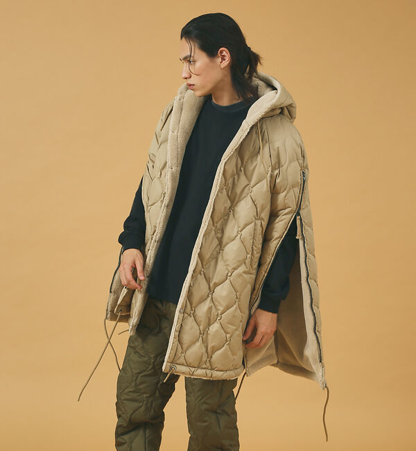 ABAHOUSE「【WEB限定】TAION  MILITARY RIVERSIBLE   DOWN」|ダウン|ダークベージュ