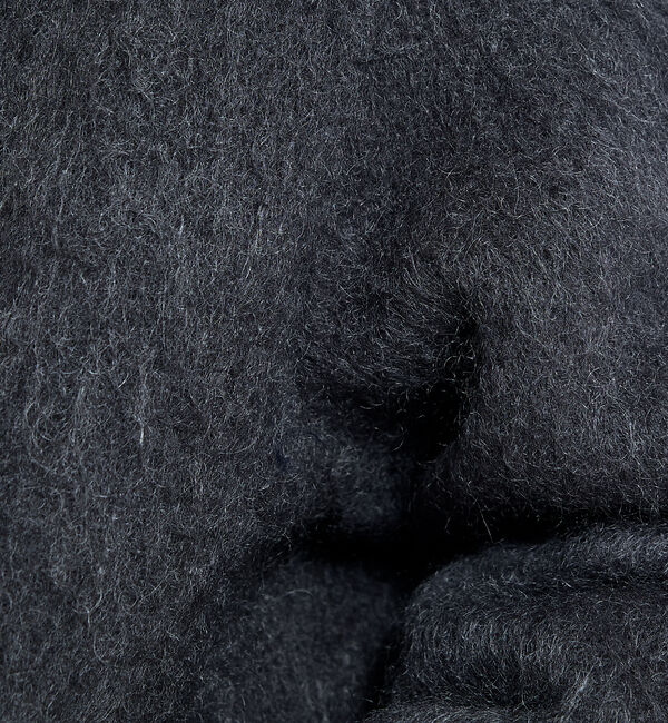 ABAHOUSE「ウール&times;モヘア シャギー スタンドカラーブルゾン」|ブルゾン・スタジャン|