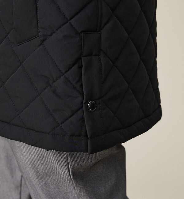 ABAHOUSE「【コーデュロイ襟】ラグラン 中綿キルティング ジャケット」|ブルゾン・スタジャン|