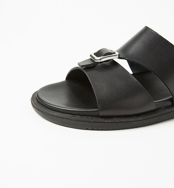 alfredoBANNISTER「レザー バックル サンダル」|サンダル|