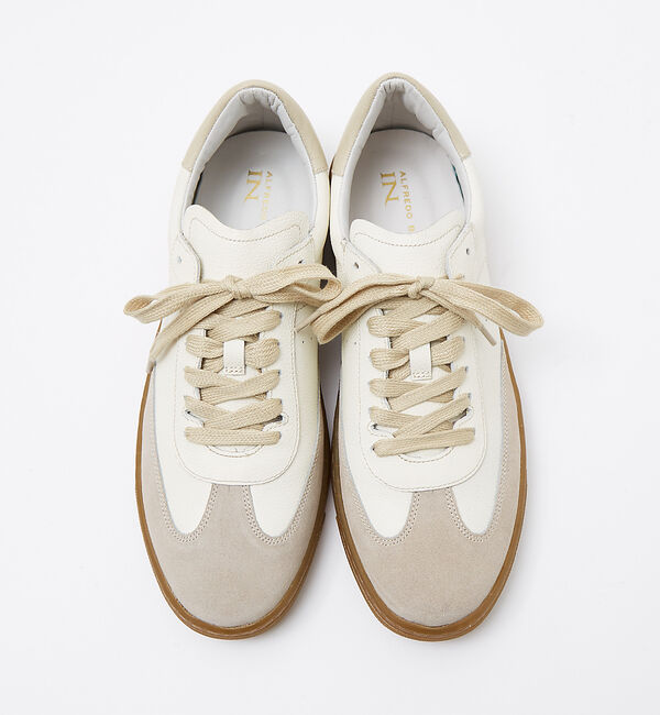 alfredoBANNISTER「【WEB別注】トレーナータイプ レザースニーカー」|スニーカー|