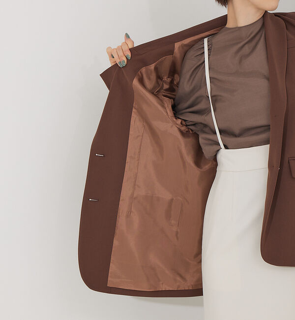 Rouge vif「ツィルシングルジャケット2」|テーラードジャケット|