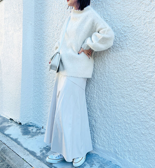 Rouge vif「フェイクレザースカート」|スカート|