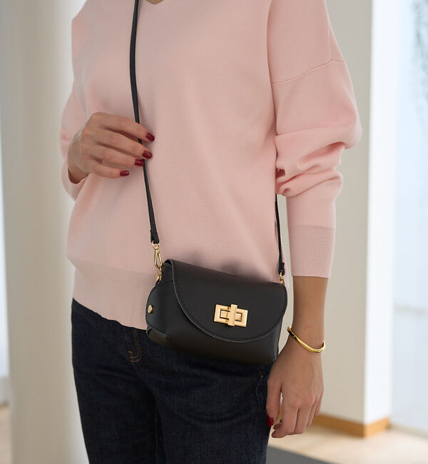 Rouge vif「【AULENTTI/オウレンティ】レザーポシェット」|ショルダー・メッセンジャー|