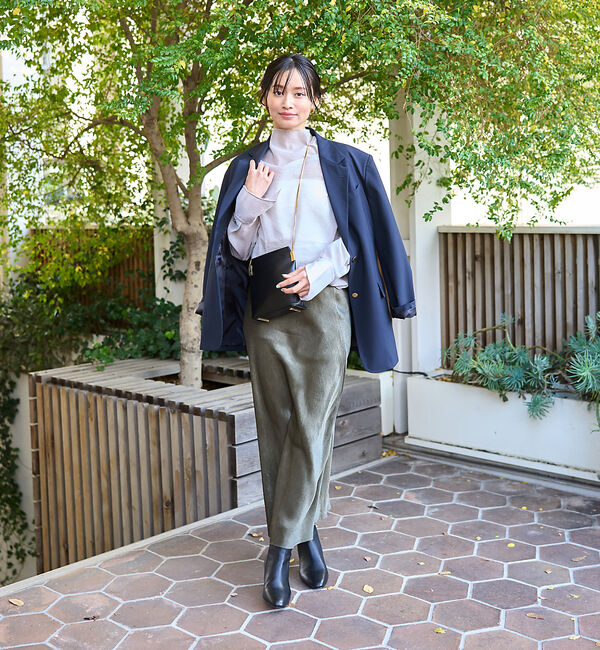 Rouge vif「バイヤスロングスカート　顔料染」|スカート|