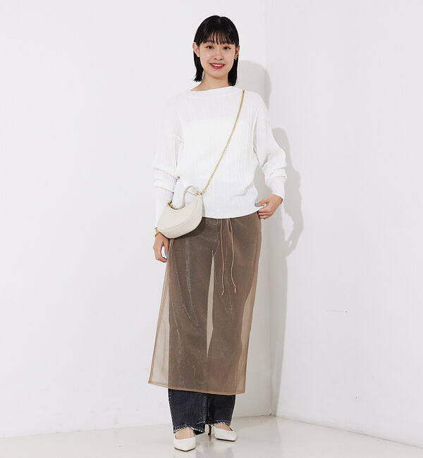 Rouge vif「トリコットロングスカート」|スカート|