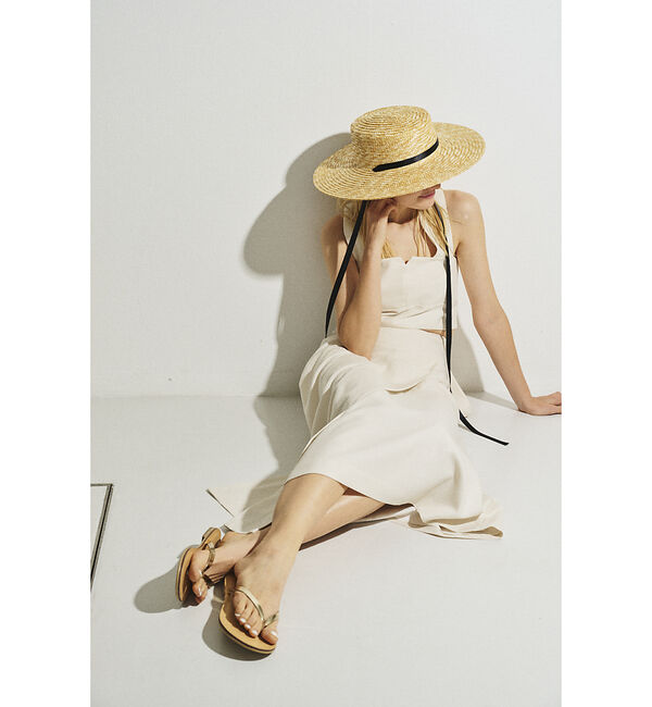 Rouge vif「【Benelli Montacone/ベネリモンタコーネ】リボン付きHAT」|その他|