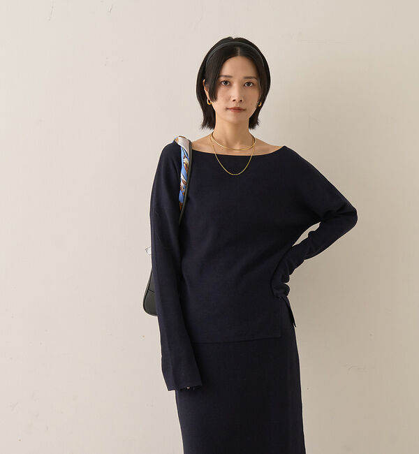 Rouge vif「【セットアップ対応】フレアドルマンニットプルオーバー」|ニット・セーター|