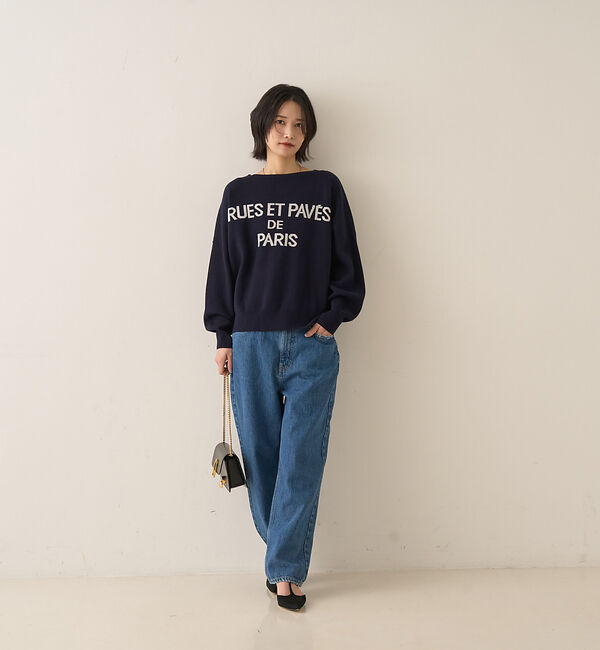 Rouge vif「【RED CARD/レッドカード】別注JAZZ ルーズテーパードワイドデニム」|デニム|