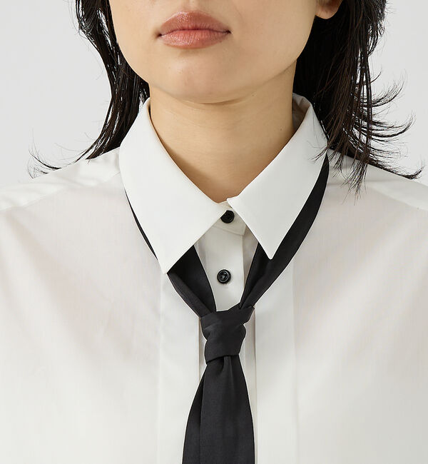 Rouge vif「タイ付クリアブロードシャツ」|シャツ・ブラウス|