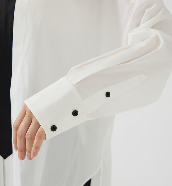 Rouge vif「タイ付クリアブロードシャツ」|シャツ・ブラウス|