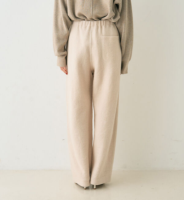 Rouge vif「ウール起毛ジャージーカーブパンツ」|その他|