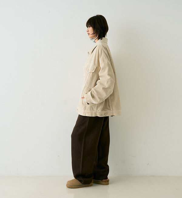 Rouge vif「ウール起毛ジャージーカーブパンツ」|その他|