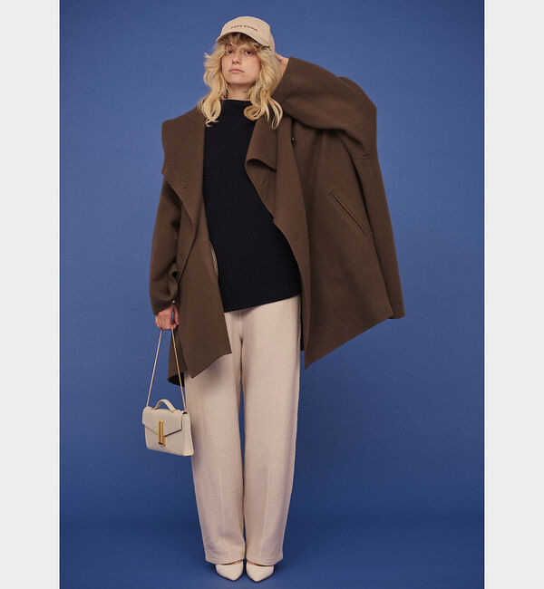 Rouge vif「【2サイズ展開】ウール混変形リバーコート」|その他|