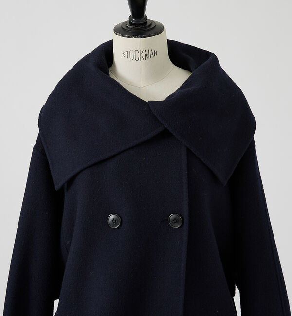 Rouge vif「ウール混オーバーカラーリバーコート」|その他|