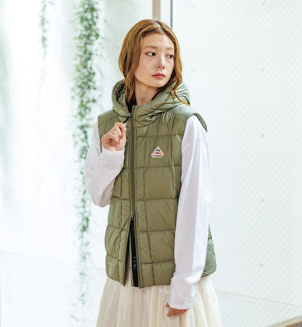 Rouge vif「【PYRENEX / ピレネックス】BASSIA VEST / バッシア ベスト」|ダウン|
