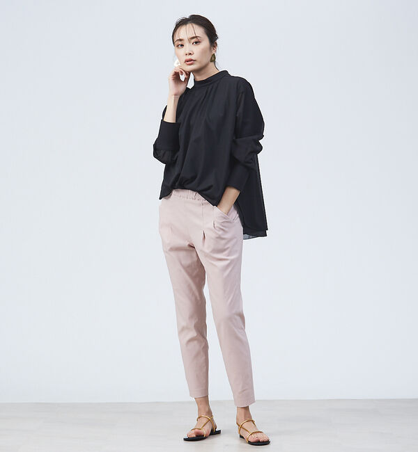 qualite「【新色登場】【WEB限定販売】ストレッチ2タックパンツ」|その他|