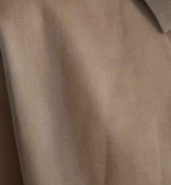 qualite「ソフトオーガンジーシアーシャツ」|シャツ・ブラウス|