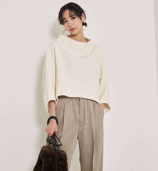 qualite「ブークレーボトルネックカットソー」|Tシャツ・カットソー|