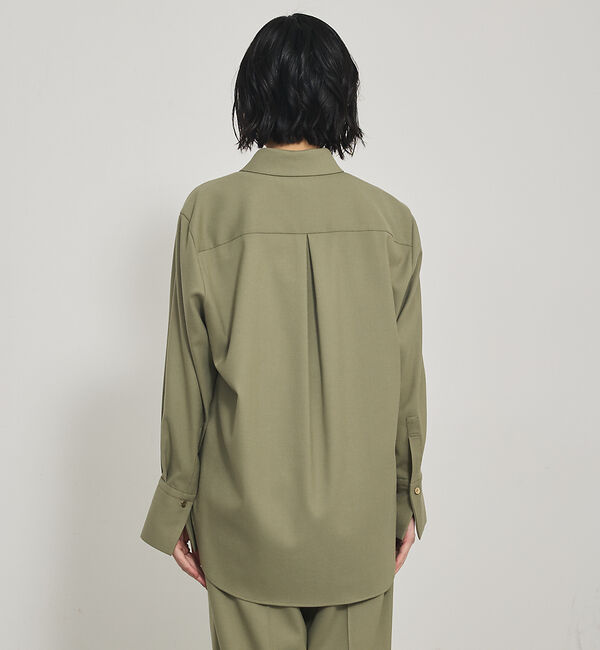 qualite「ソフトサキソニー2WAYシャツ」|シャツ・ブラウス|