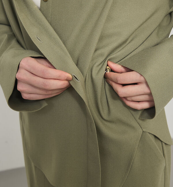 qualite「ソフトサキソニー2WAYシャツ」|シャツ・ブラウス|