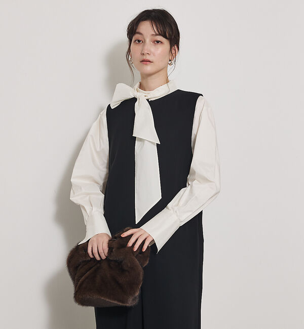 qualite「【オールシーズン大活躍】ダブルサテンオールインワン」|オールインワン|