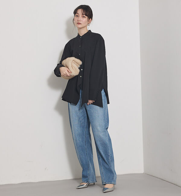 qualite「【一枚でもレイヤードでも決まる】ランダムヘムシャツ」|シャツ・ブラウス|