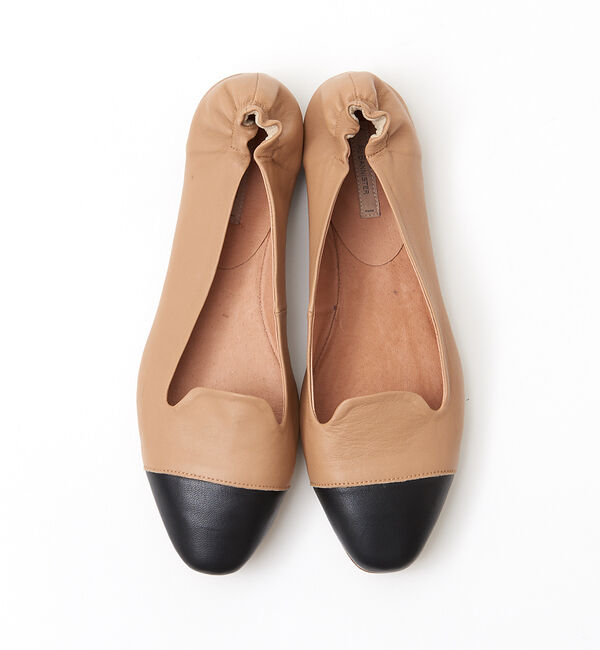 AU BANNISTER「トウキャップボロネーゼパンプス」|パンプス|キャメル