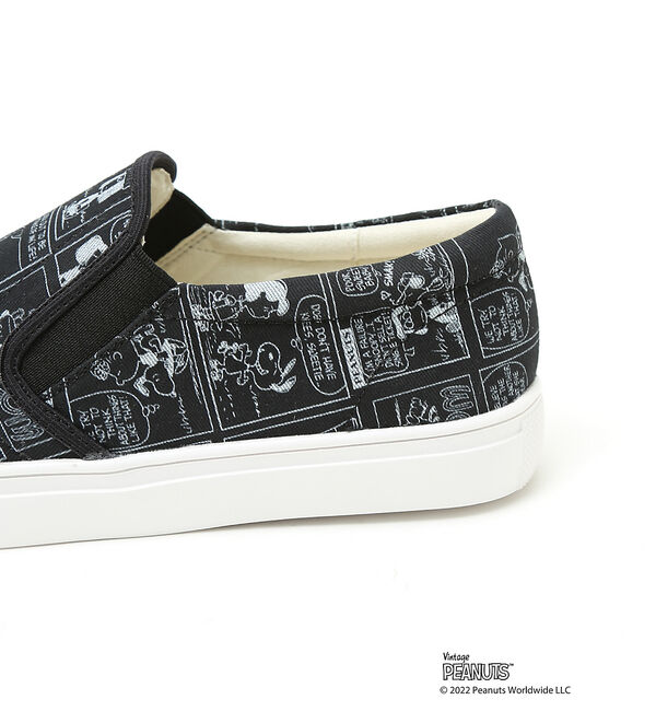 AU BANNISTER「【PEANUTS&times;Au BANNISTER】スヌーピーコラボ スリッポンスニーカ」|スニーカー|